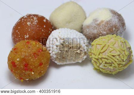 Tasty Multiple Sweet Stock On Plate