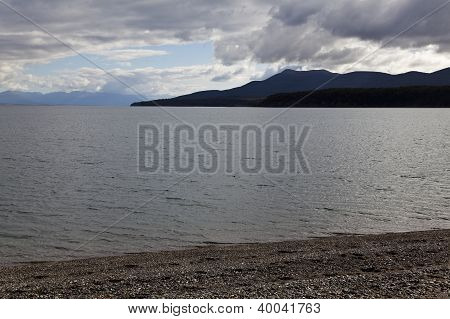Lake Fagnano From The Beach