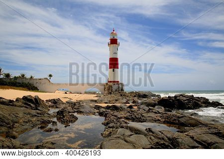 Lighthouse Of Itapua In Salvador