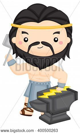 A Vector Of The Greek God Hephaestus