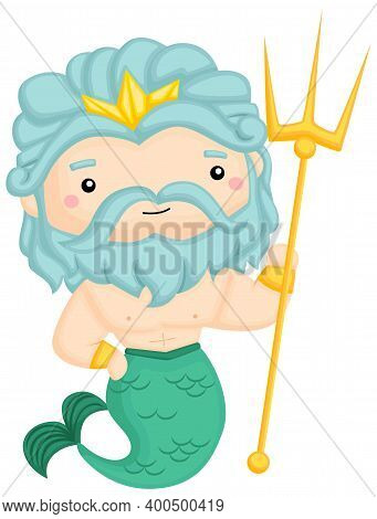 Vector Poseidon God Vector Photo Free Trial Bigstock