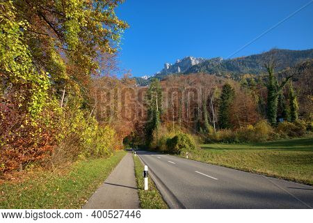 Colorful Autumn Mood In Planken In Liechtenstein 11.11.2020