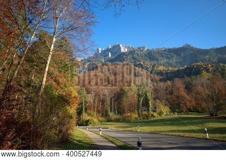 Colorful Autumn Mood In Planken In Liechtenstein 11.11.2020