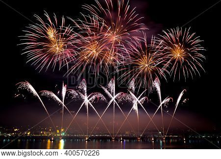 8 Stars, Fireworks Show At The Romaria Da Senhora Da Agonia In Viana Do Castelo August 2016