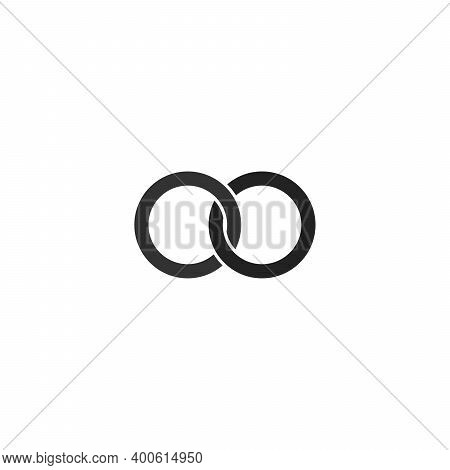 Limitless Sign Icon. Infinity Symbol Isolated On White Background Stock Vector Illustration.