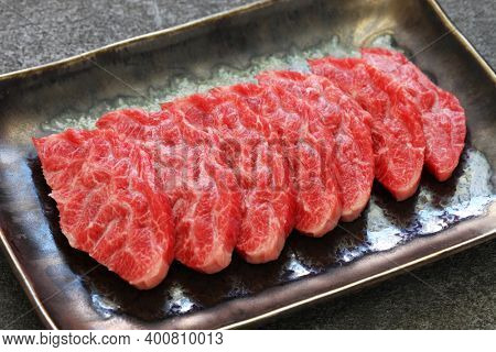 a rare part of japanese wagyu beef called Senbon