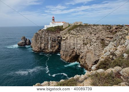 Udsigt fra Cape St.Vincent, Portugal