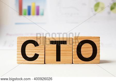 A Word Cto On Wooden Cubes. Business Concept. Business And Finance