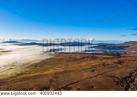 Donegal Covered With Fog From Crove Upper To Teelin - Ireland