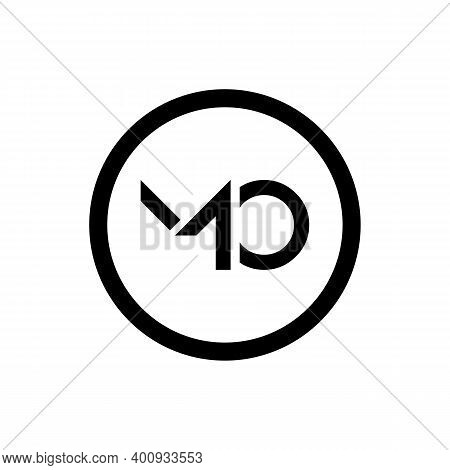 Initial Mo Letter Logo Design Vector Template. Abstract Letter Mo Logo Design