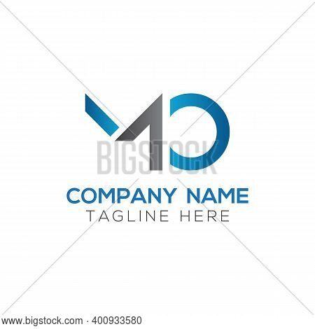 Initial Mo Letter Logo Design Vector Template. Abstract Letter Mo Logo Design