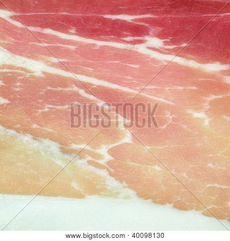 Cerdo italiano jamón Prosciutto o fiambre textura de fondo.