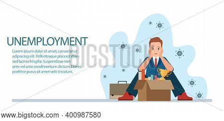 Coronavirus Covid-19 Impact On Businesses People Lost Business Project Is Canceled, Shut Down Causin