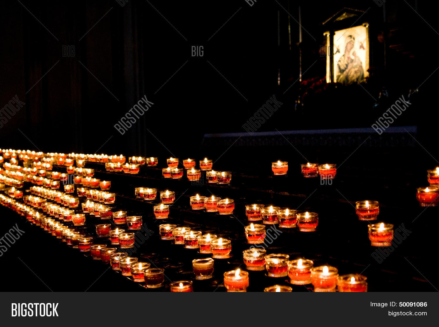 Lots Candles Lit Image & Photo (Free Trial) Bigstock