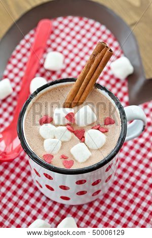 Hot Chocolate With Little Marshmallows