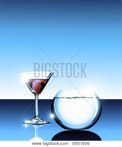 Kokteyl cam ve Fishbowl