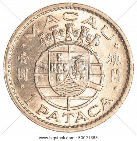 Old One Macanese Pataca Coin