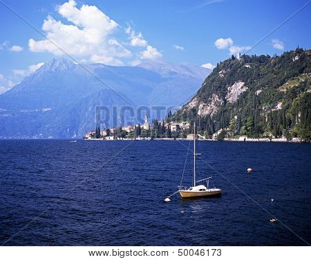 Lake Como, Varena, Italy.