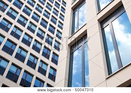 Two Facades Of Office Building