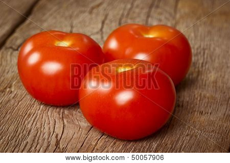 Three Ripe Tomatoes