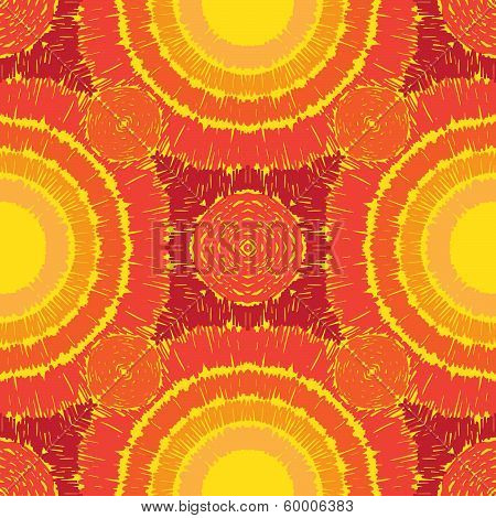 Sunny pattern seamless