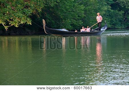 Gondola In Central Park