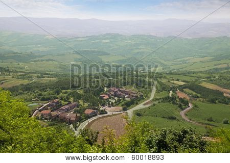 Tuscany Landscape. Radicofani, Italy