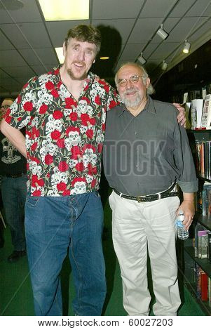 BURBANK, CA - FEBRUARY 16:  Pat Jankiewicz and Stuart Gordon attends the 