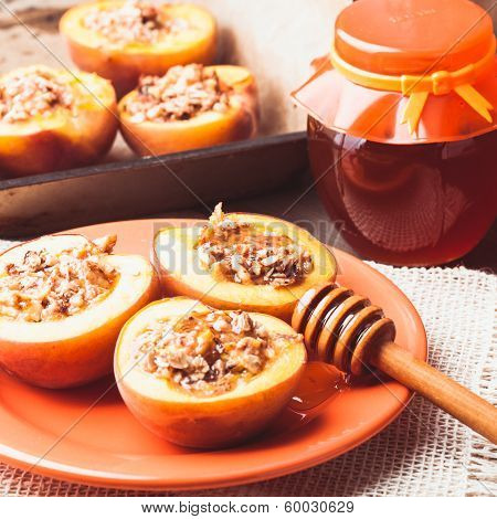 Stuffed Baked Peaches