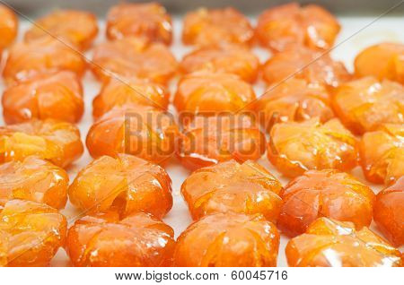 Vietnamese Sweetened Kumquats, Traditional Snack During Lunar New Year, Tet