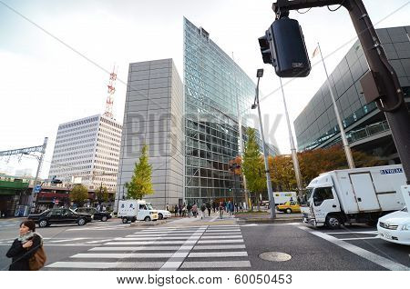Tokyo - Nov 20: Exterior Of Tokyo International Forum On November 26 2013 In Tokyo Japan.