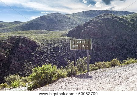 Route 13 To Iruya In Salta Province, Argentina