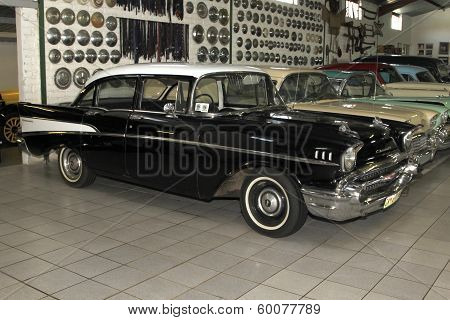 Vintage Car 1957 Chevrolet Biscayne 4 Door Sedan