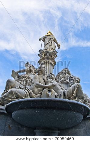 Pallas Athene fountain in front of Austrian Parlament, Vienna