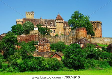 Bretenoux Castelnau - medieval castle, Dordogne, France