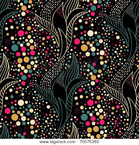 seamless floral abstract pattern