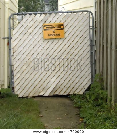 No Trespass