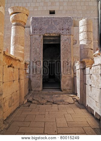 Gate of the Temple of Hatshepsut in Luxor