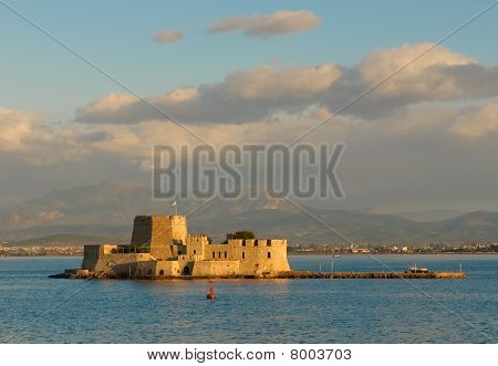 ปราสาท Bourtzi, Nafplion กรีซ
