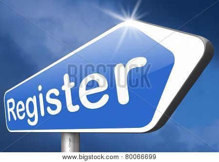 register now onine member registration sign  