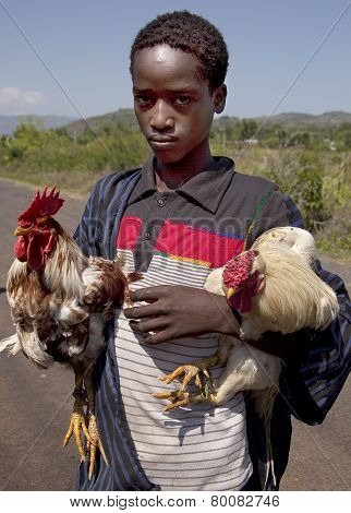 Portrait Of The African Boy.