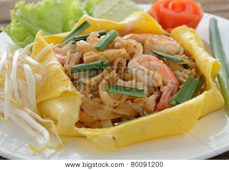 Pad Thai. Thai Style Noodles