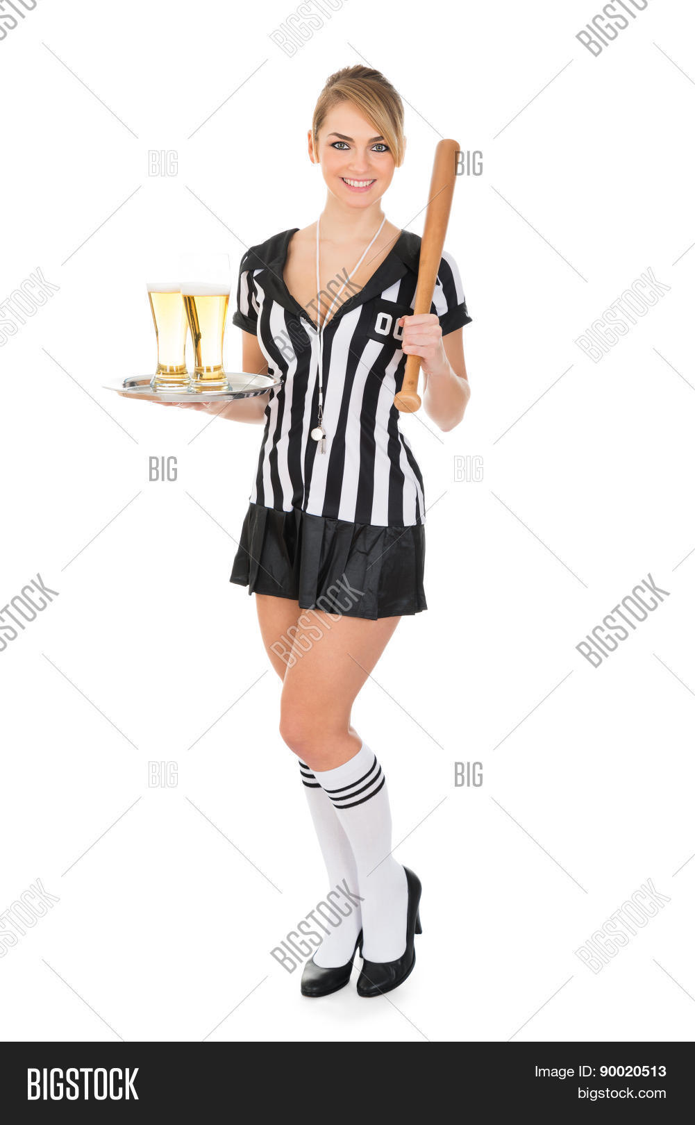 Referee Holding Beer Image & Photo (Free Trial) Bigstock
