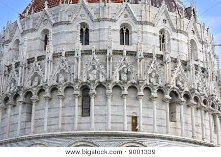 Baptistry Of St. John In Pisa, Tuscany, Italy