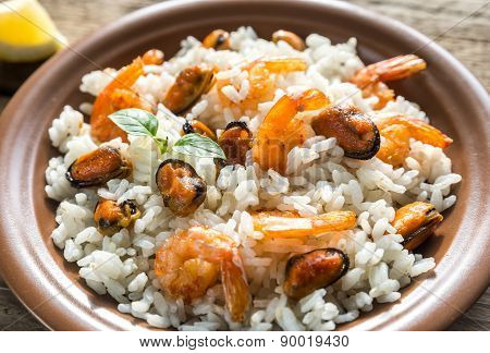 Carnaroli Rice With Seafood