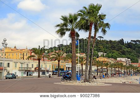 Promenade Des Anglais, Nice, France.