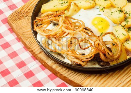 potatoes with egg