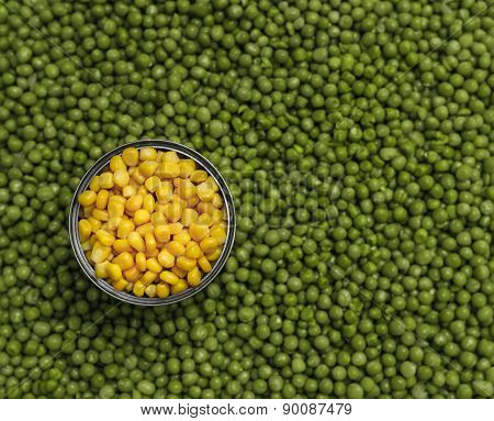 Peas Corn Background