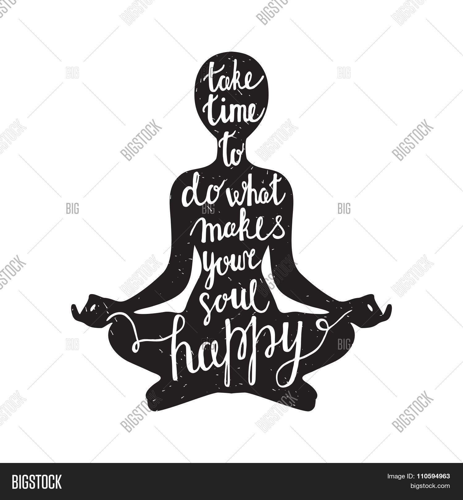 Meditation Silhouette Vector & Photo (Free Trial) | Bigstock