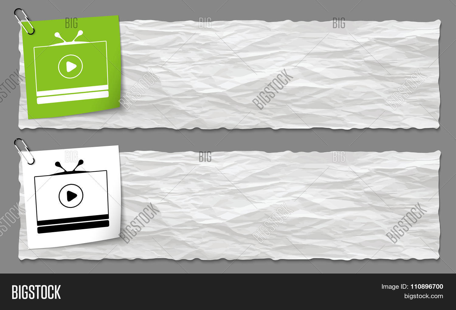 Two Banners Vector & Photo (Free Trial) | Bigstock